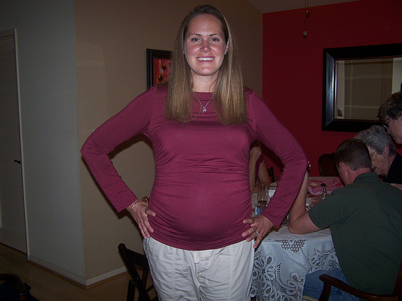 Mary E.7 1/2months along